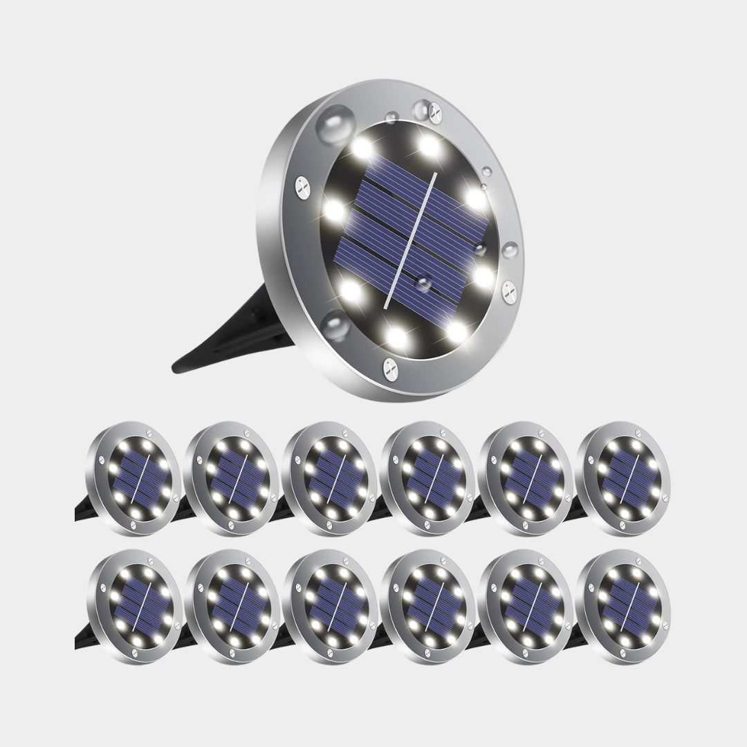 Solar Lights Outdoor,12 Pack Solar Lights